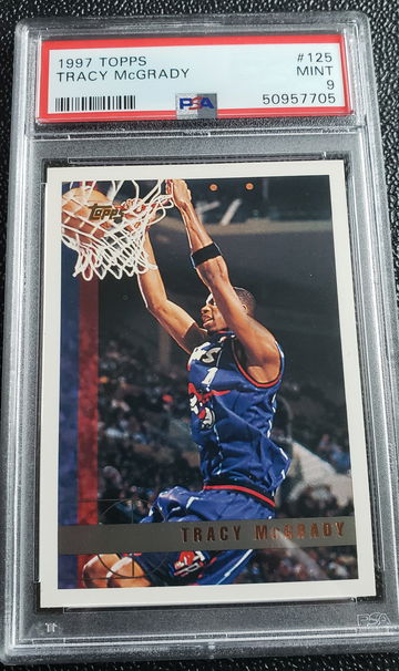 1997 Topps Tracy McGrady 125 PSA 9