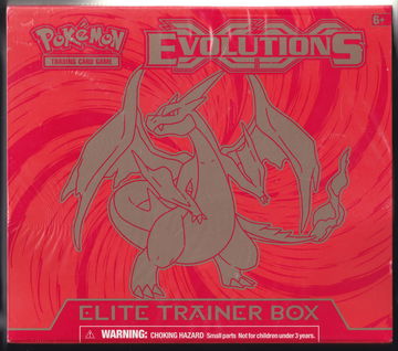 Pokemon TCG XY Evolutions  Elite Trainer Box ETB . NOTE cut in wrap on back of box 