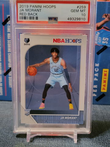 2019 Panini Hoops Ja Morant Red Back #259 PSA 10