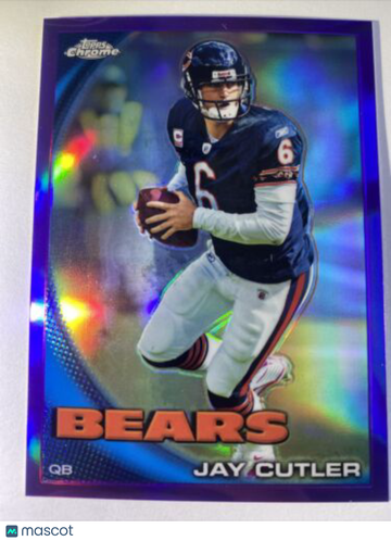 2010 Topps Chrome Purple Refractor /555 Jay Cutler #C92 Broncos Bears