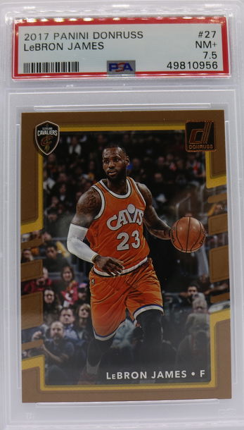 2017 Panini Donruss LeBron James PSA NM+ 7.5