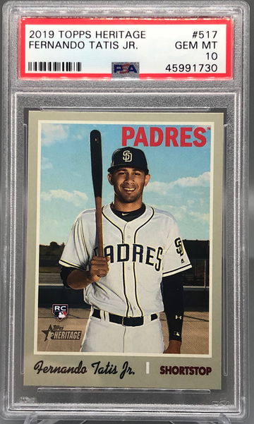 Fernando Tatis Jr 2019 Topps Heritage High Number 517