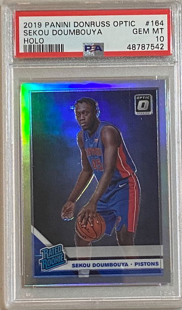 2019 Optic Sekou Doumbouya Holo PSA 10