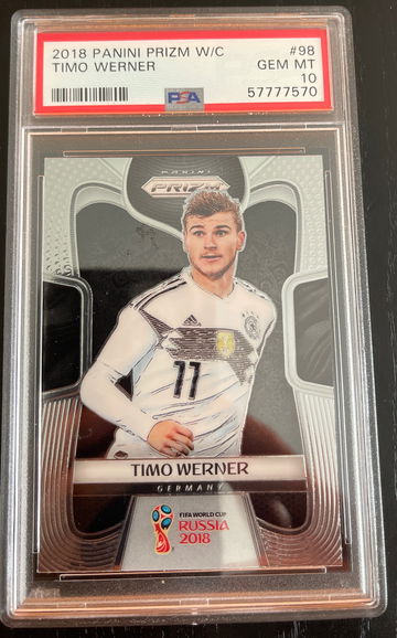 2018 Panini Prizm World Cup Timo Werner PSA 10