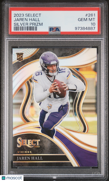 2023 Panini Select Jaren Hall #261 Silver Prizm PSA 10