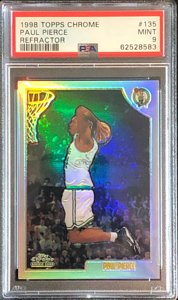 1998 Topps Chrome Paul Pierce Refractor PSA 9