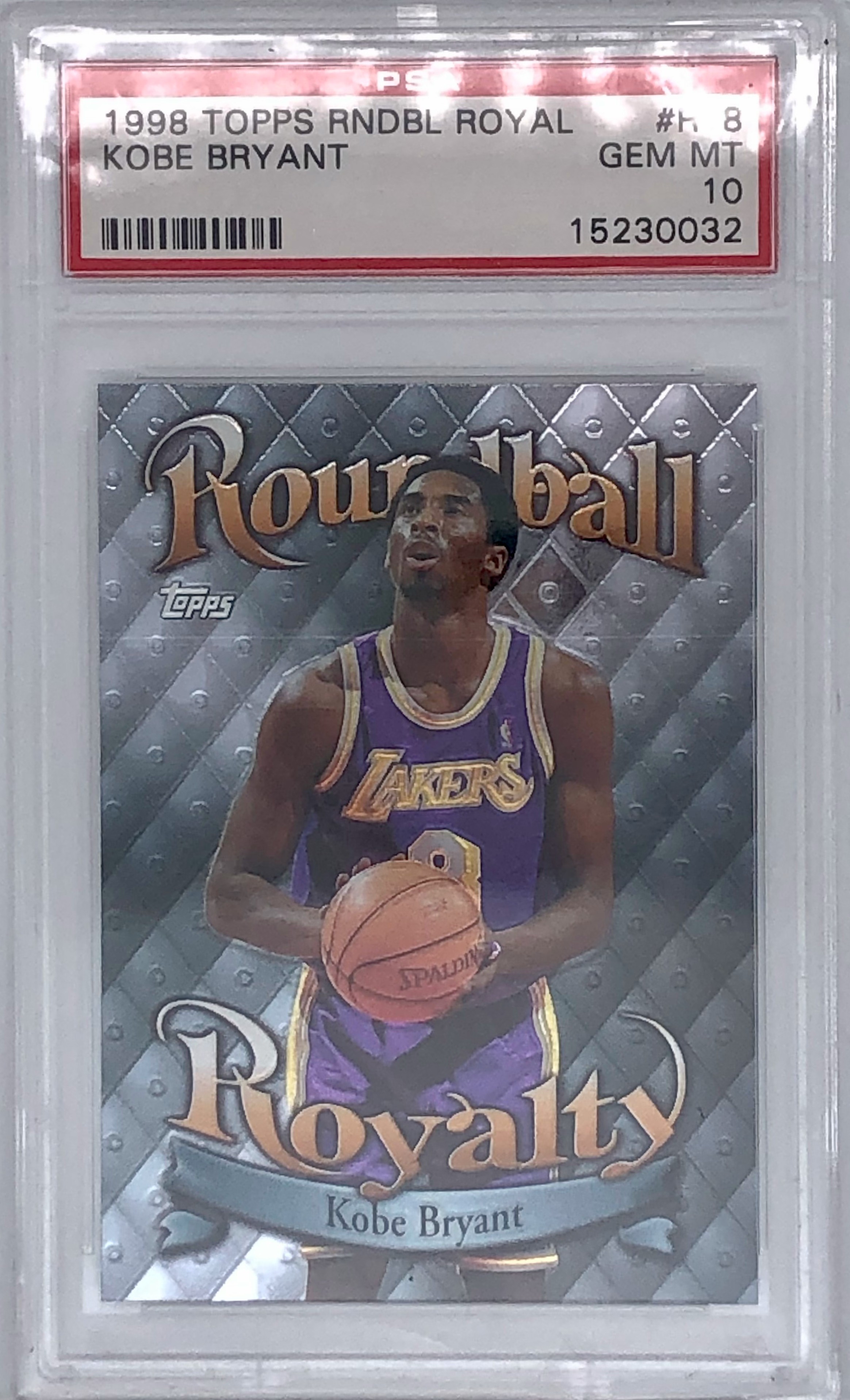 1998 Topps Roundball Royal Kobe Bryant #R18 PSA 10 Pop 31