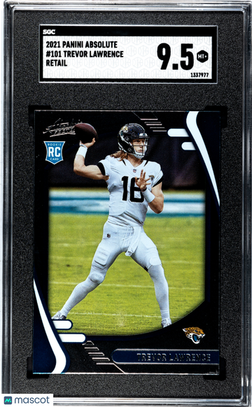 2021 Panini Absolute Trevor Lawrence #101 Retail SGC 9.5