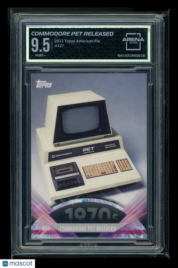 2011 Topps American Pie Commodore PET #127 Arena Club 9.5
