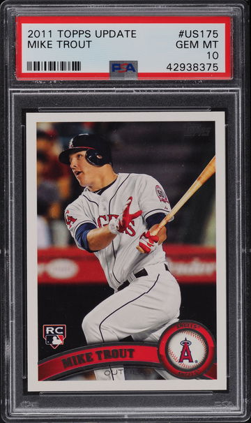 2011 Topps Update Mike Trout PSA 10