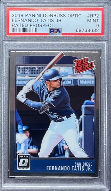 2018 Optic Fernando Tatis Jr PSA 9