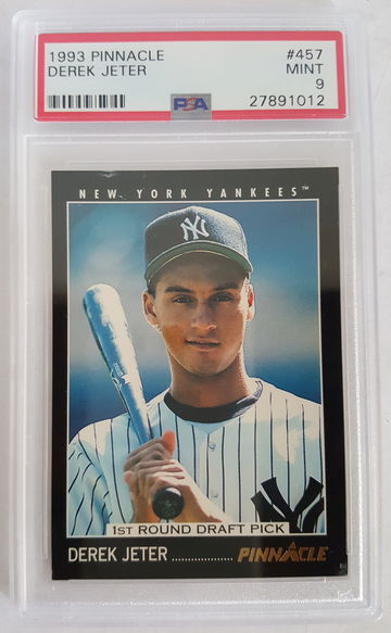 Derek Jeter 1993 Pinnacle PSA 9 #457 Rookie Card RC