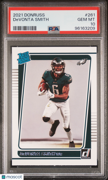 2021 Panini Donruss Devonta Smith #261 PSA 10