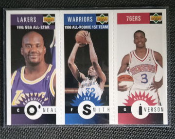 Shaq/A.I./Joe Smith trio A.I. rookie