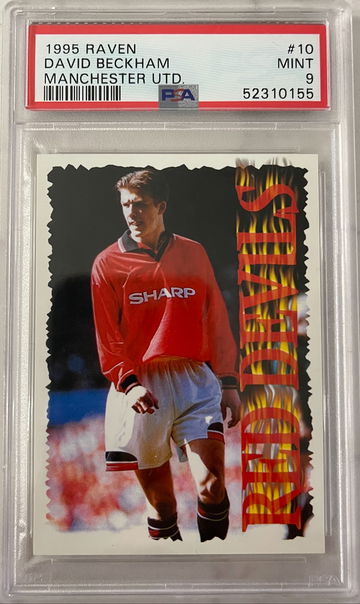 1995 Raven David Beckham Manchester Utd. PSA 9