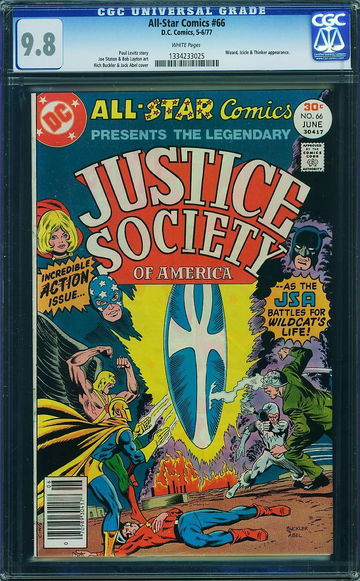 ALL STAR COMICS #66, CGC 9.8 NM/MT