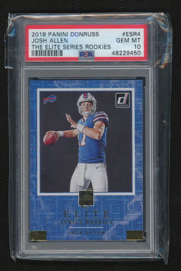 2018 Josh Allen Donruss The Elite Series Rookies Rookie RC PSA 10