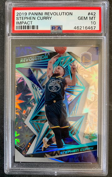 2019 Panini Revolution Impact Stephen Curry /149 #42