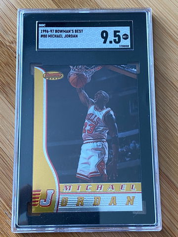 MICHAEL JORDAN 1996-97 BOWMAN'S BEST #80 SGC 9.6 