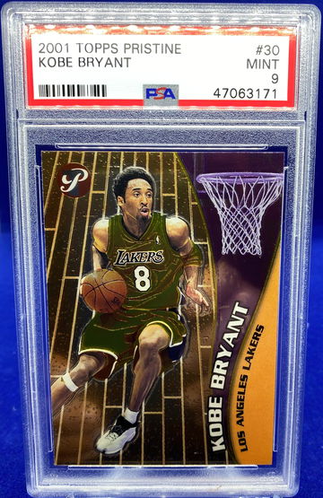 2001 Topps Pristine Kobe Bryant PSA 9