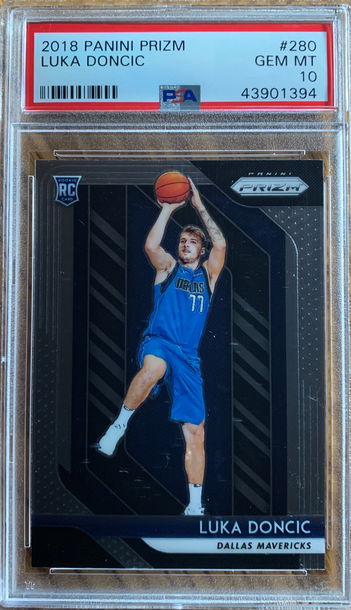 2018 Panini Prizm Luka Doncic PSA 10