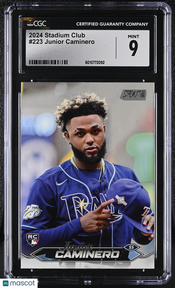2024 Stadium Club Junior Caminero #223 CGC 9