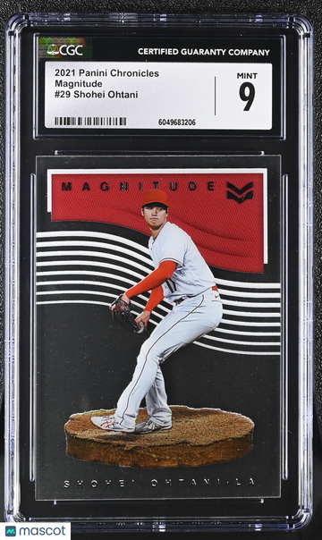 2021 Panini Chronicles Shohei Ohtani #29 Magnitude CGC 9