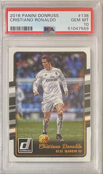 2016 Donruss Cristiano Ronaldo PSA 10