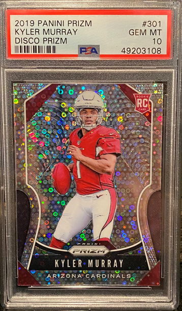 2019 Prizm Kyler Murray Disco Prizm #301 PSA 10