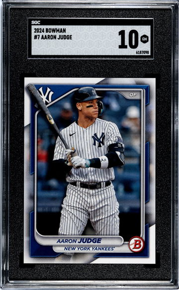 2024 Bowman #7 Aaron Judge SGC 10