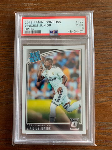 Vinicius Junior 2018 Optic Rated Rookie PSA 9