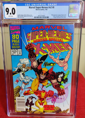 Marvel Super-Heroes #v2 #8 - CGC 9.0 - Winter Special - Newsstand - 1st Appearance of Squirrel Girl 