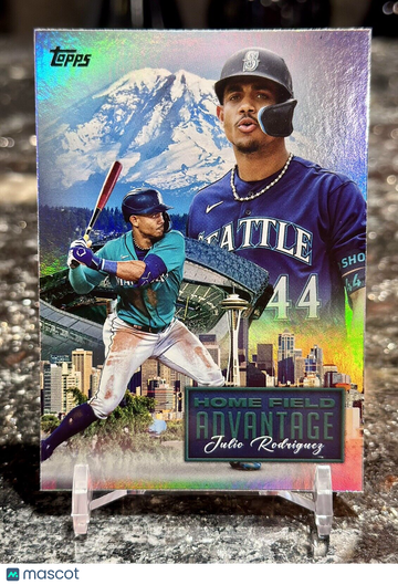 2024 Topps Series 1 JULIO RODRIGUEZ Home Field Advantage #HFA-7 Mariners SP MINT