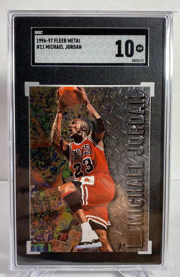 1996-97 Fleer Metal Michael Jordan SGC 10