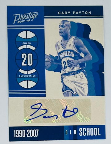 Gary Payton 2016-17 Prestige Old School Auto Autograph