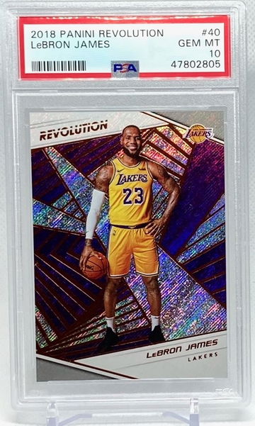 2018 Panini Revolution LeBron James PSA 10 GEM MT