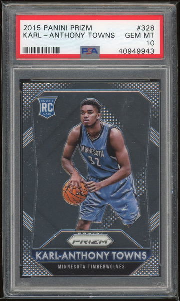 2015 Panini Prizm Karl Anthony Towns PSA 10