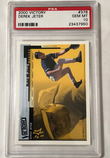 2000 VICTORY DEREK JETER #376 GEM MT 10