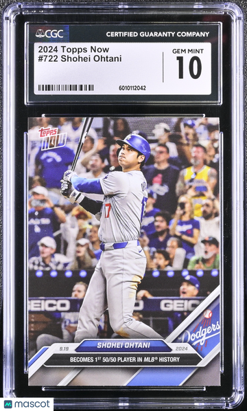 2024 Topps Now Shohei Ohtani #722 CGC 10