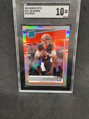 2020 Optic Joe Burrow Holo Prizm SGC 10 💎
