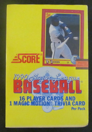 1990 Score Wax Box (Wrapped-Wholesale Club)