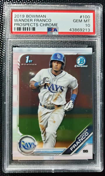 2019 Bowman Chrome Wander Franco PSA 10
