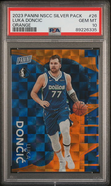 2023 PANINI LUKA DONCIC NSCC SILVER PACKS ORANGE #26 PSA 10