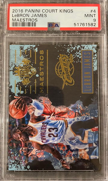 2016 Court Kings LeBron James Maestros PSA 9