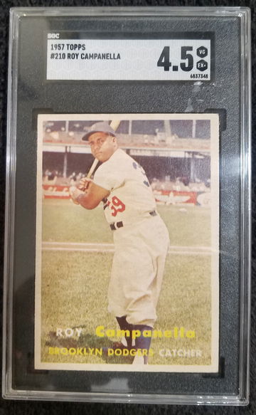 Roy Campanella 1957 Topps SGC 4.5