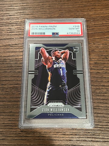 PSA 10 Panini Prizm Zion Williamson Rookie #248