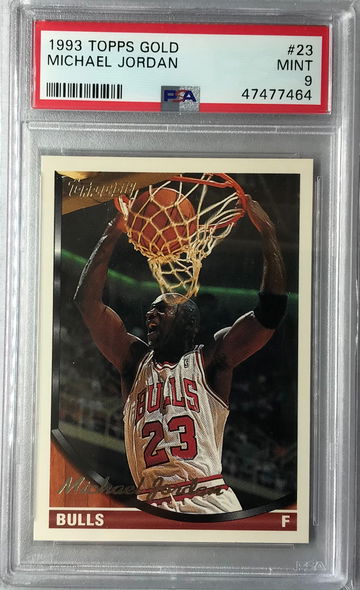 Michael Jordan 1993 Topps GOLD #23 - PSA 9 Mint