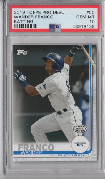 2019 Topps Pro Debut Wander Franco PSA 10