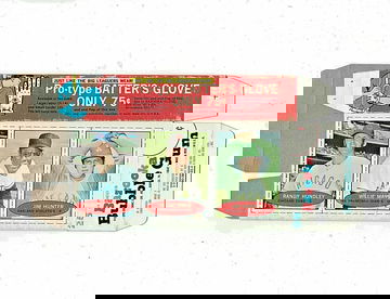 1971 Bazooka Baseball complete box Randy Hundley, Willie Mays and Catfish Hunter