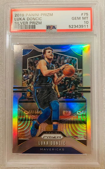 2019 Panini Prizm Luka Doncic Silver PSA 10 Gem Mint